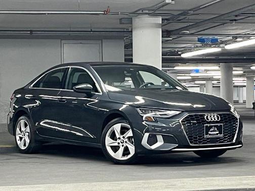 Manhattan Gray Metallic 2022 Audi A3 Premium