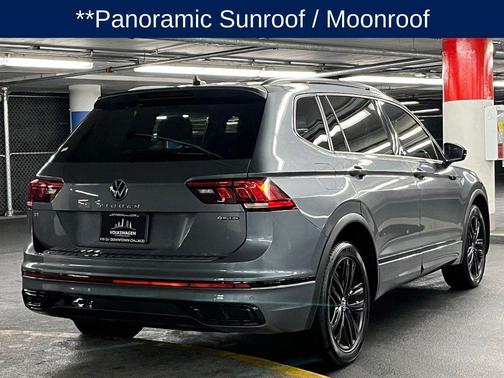 Platinum Gray Metallic 2022 Volkswagen Tiguan 2.0T SE R-Line Black 4MOTION