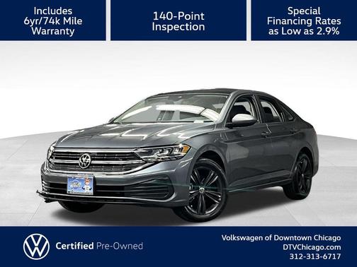 Platinum Gray Metallic 2023 Volkswagen Jetta 1.5T SE
