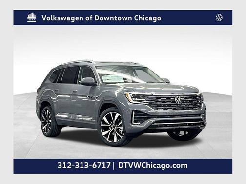 Pure Gray 2026 Volkswagen Atlas 2.0T SEL Premium R-Line 4MOTION