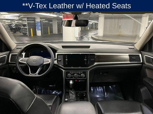 Silver Metallic 2022 Volkswagen Atlas 3.6L SE w/Technology