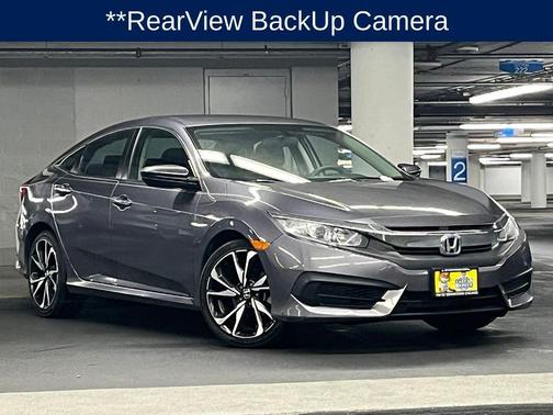Polished Metal Metallic 2018 Honda Civic LX