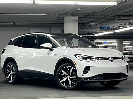 Opal White 2023 Volkswagen ID.4 AWD Pro S