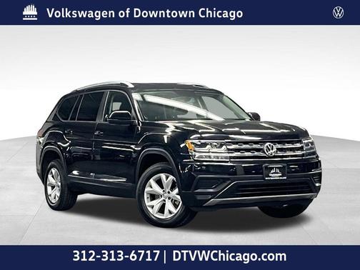 Deep Black Pearl 2019 Volkswagen Atlas 3.6L S