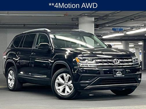 Deep Black Pearl 2019 Volkswagen Atlas 3.6L S