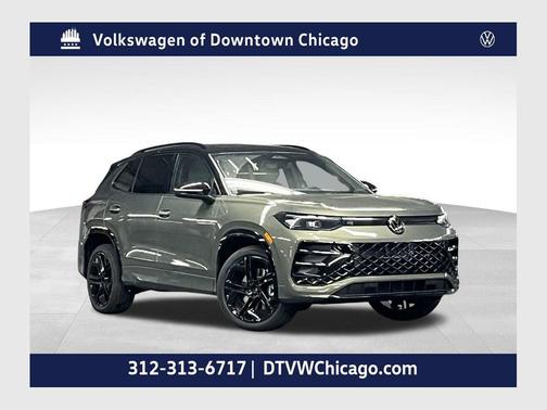 Avocado Green w/Deep Black Roof 2026 Volkswagen Tiguan 2.0T SE R-Line Black 4MOTION