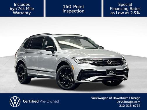 Pyrite Silver Metallic 2023 Volkswagen Tiguan 2.0T SE R-Line Black 4MOTION