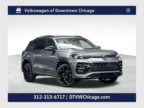 platinum gray metallic 2026 Volkswagen Tiguan 2.0T SE R-Line Black 4MOTION