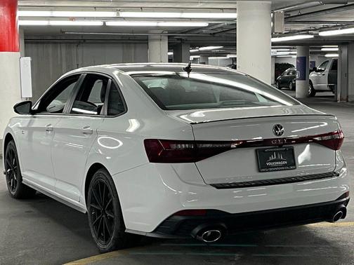 Pure White w/Deep Blk Rf 2026 Volkswagen Jetta GLI 2.0T Autobahn