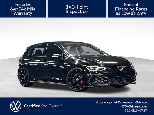 Mythos Black Metallic 2024 Volkswagen Golf GTI 1.4T TSI