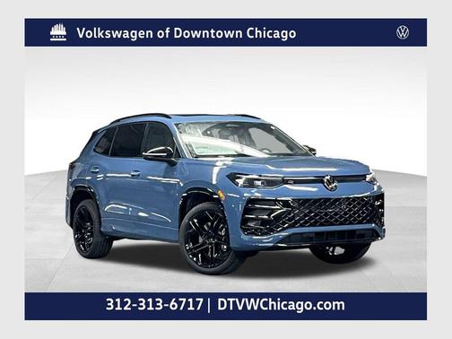 monterey blue pearl 2026 Volkswagen Tiguan 2.0T SE R-Line Black 4MOTION