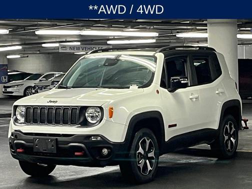 Alpine White Clearcoat 2022 Jeep Renegade Trailhawk