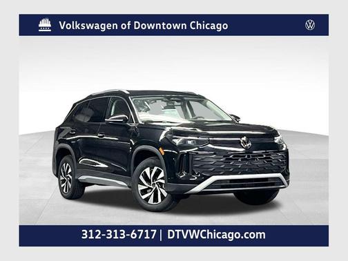deep black pearl 2026 Volkswagen Tiguan 2.0T S