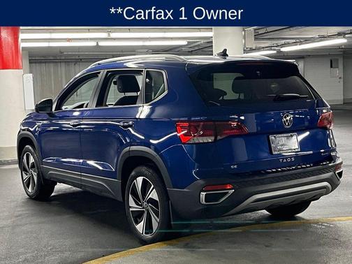 Blue Metallic 2024 Volkswagen Taos 1.5T SE