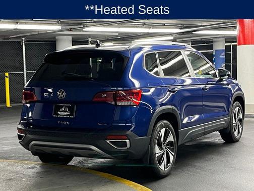 Blue Metallic 2024 Volkswagen Taos 1.5T SE