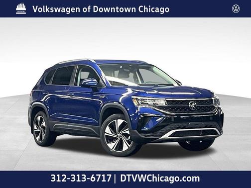 Blue Metallic 2024 Volkswagen Taos 1.5T SE