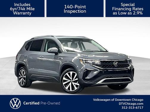 Pure Gray 2022 Volkswagen Taos 1.5T SE
