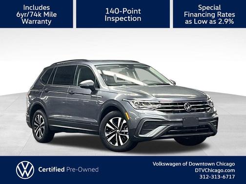Platinum Gray Metallic 2023 Volkswagen Tiguan 2.0T S