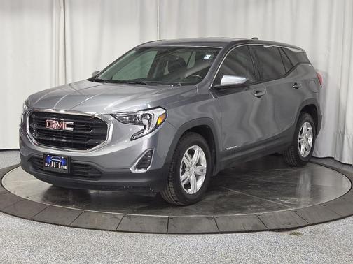 Satin Steel Metallic 2018 GMC Terrain SLE