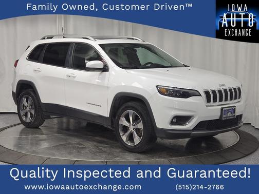 Bright White Clearcoat 2019 Jeep Cherokee Limited