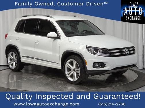 Pure White 2016 Volkswagen Tiguan R-Line