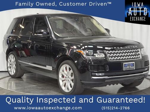 Narvik Black 2017 Land Rover Range Rover 3.0L Supercharged HSE
