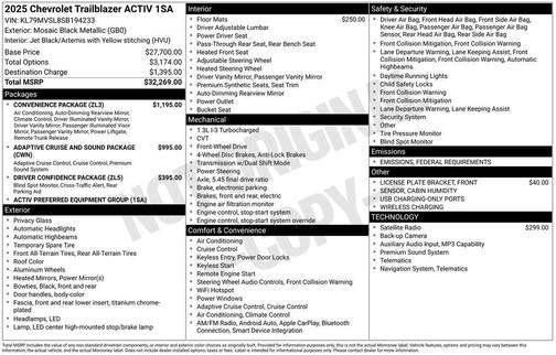 2025 Chevrolet Trailblazer ACTIV