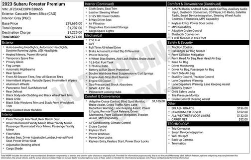 2023 Subaru Forester Premium