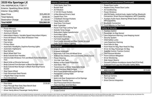 2020 Kia Sportage LX