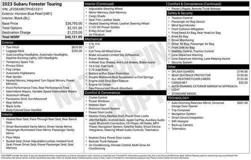 2023 Subaru Forester Touring