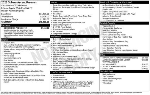2023 Subaru Ascent Premium 8-Passenger