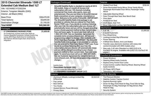 2015 Chevrolet Silverado 1500 LT