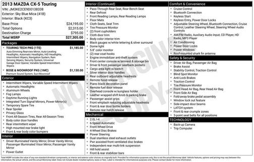 2013 Mazda CX-5 Touring