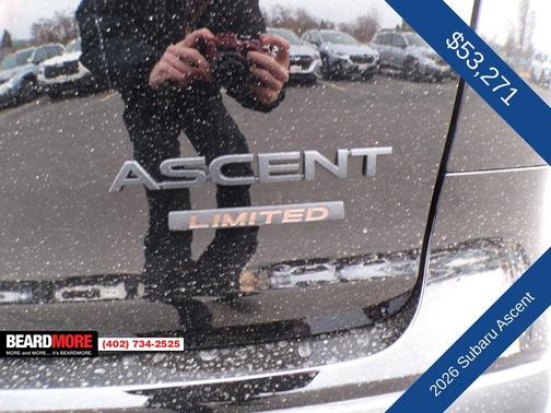 2026 Subaru Ascent Limited Bronze Edition