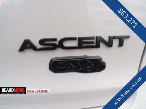 2026 Subaru Ascent Onyx Edition Touring