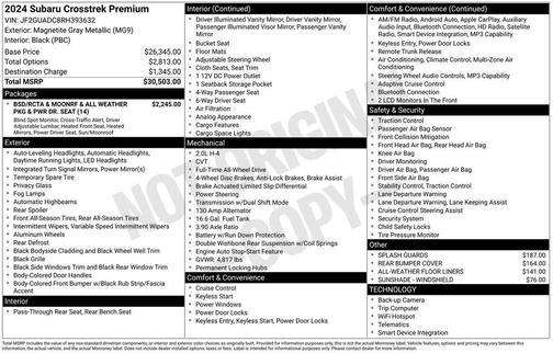 2024 Subaru Crosstrek Premium