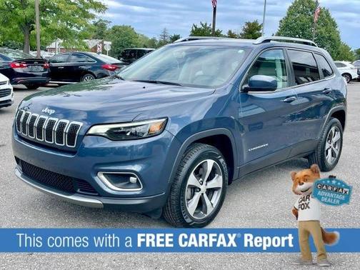 Blue 2020 Jeep Cherokee Limited