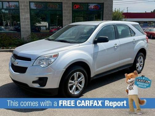 Silver 2010 Chevrolet Equinox LS