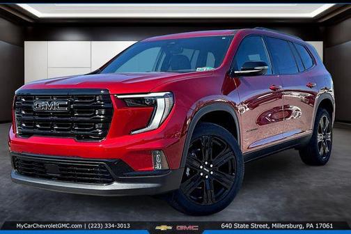 Volcanic Red Tintcoat 2026 GMC Acadia Elevation AWD