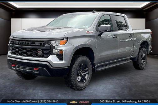 Sterling Gray Metallic 2026 Chevrolet Silverado 1500 Custom Trail Boss