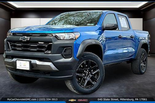 Glacier Blue Metallic 2024 Chevrolet Colorado Trail Boss