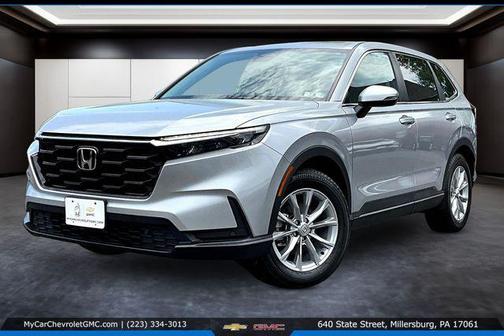 Solar Silver Metallic 2025 Honda CR-V EX-L AWD