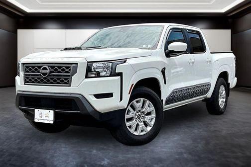 Glacier White 2022 Nissan Frontier SV