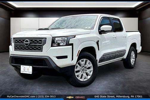 Glacier White 2022 Nissan Frontier SV