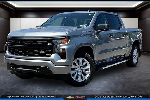 Sterling Gray Metallic 2024 Chevrolet Silverado 1500 Custom