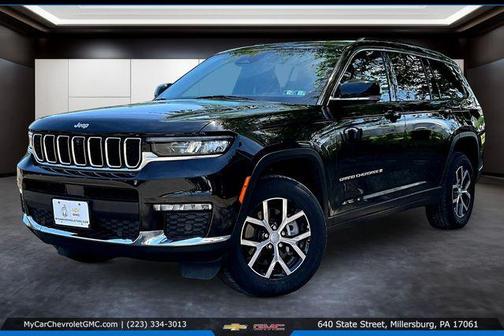 Diamond Black Crystal Pearlcoat 2024 Jeep Grand Cherokee L Limited
