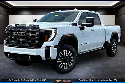 Glacier White Tricoat 2026 GMC Sierra 2500 Denali Ultimate