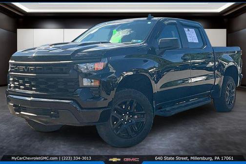Black 2024 Chevrolet Silverado 1500 Custom Trail Boss