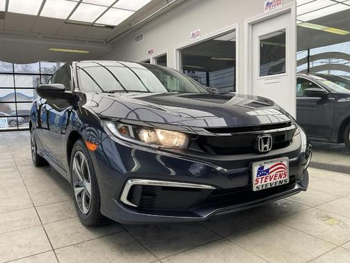 Cosmic Blue Metallic 2020 Honda Civic LX