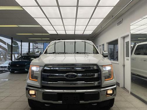 White Platinum Tri-Coat Metallic 2016 Ford F-150 Lariat